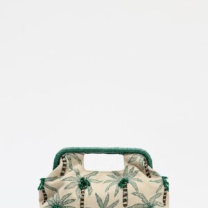 White Cubic Emerald Designer Collection Earing Set